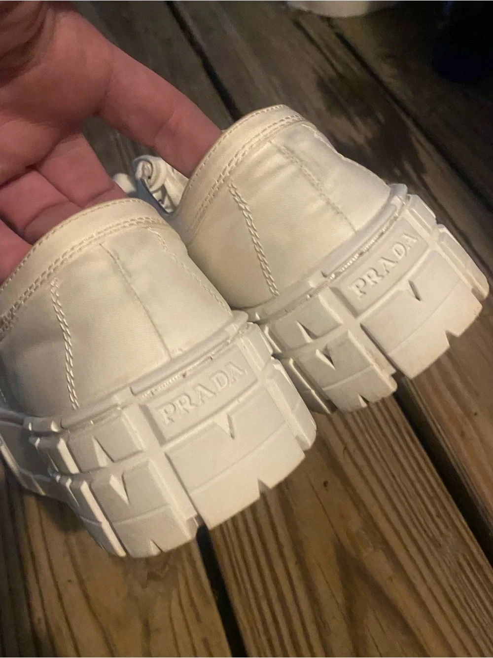 👟DOUBLE WHEEL RE-NYLON GABARDINE Inspired Platform Sneakers!! 🤩 high quality!!
